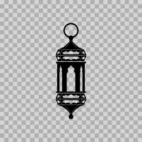 silhouette illustration of an Islamic lanterns. can be used to design cards, web, etc. Ramadan design, Eid al-Fitr and Eid al-Adha. vector