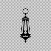 silhouette illustration of an Islamic lanterns. can be used to design cards, web, etc. Ramadan design, Eid al-Fitr and Eid al-Adha. vector