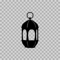 silhouette illustration of an Islamic lanterns. can be used to design cards, web, etc. Ramadan design, Eid al-Fitr and Eid al-Adha. vector