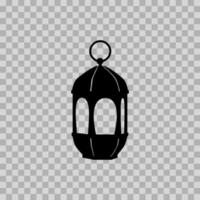 silhouette illustration of an Islamic lanterns. can be used to design cards, web, etc. Ramadan design, Eid al-Fitr and Eid al-Adha. vector