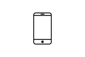 Mobile phone icon vector design template 1