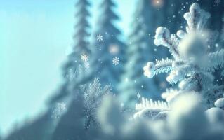 Snowflake and snow scenic ultra hyper-detailed illustration with realistic vibe photo