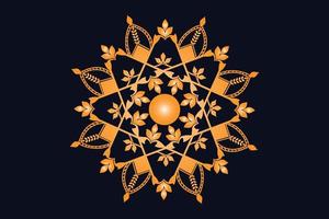 Luxury Golden Royal Mandala Design Vector for Background. Golden mandala design. Islamic background design