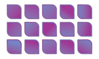 A blue and pink background  gradient design gradient color set with a blue and pink square pattern. vector