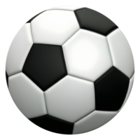 3d fotboll boll eller fotboll. png