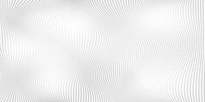 Abstract  white and gray color, modern design stripes background with geometric round shape, wave pattern. Vector illustration.