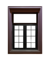 Closed window frame. png