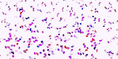 Light blue, red vector background with random forms.