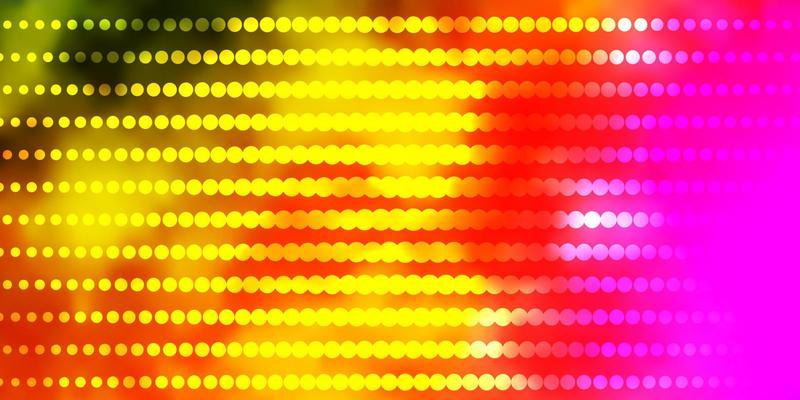 Light Multicolor vector template with circles.