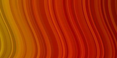 Light Orange vector background with bows.