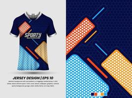 aplicacion modelo a jersey, Listo a imprimir, sublimación diseño vector