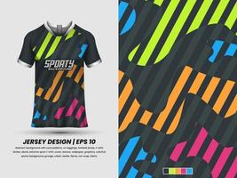 aplicacion modelo a jersey, Listo a imprimir, sublimación diseño vector