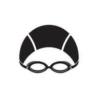 Swimming goggles icon symbol,illustration design template. vector