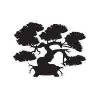 bonsai símbolo icono, ilustración diseño modelo. vector