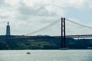 Bridge in Lisbon, Portugal photo