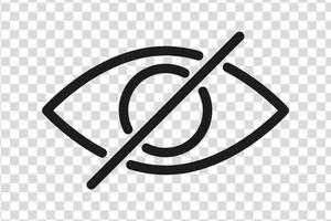 Password hidding icon. Icon for data privacy and sensitive content mark. Vector illustration