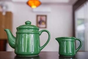 A cup of tea and jug 3 photo