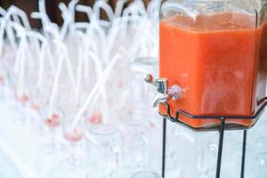 Fruit Juice in Water Cooler Tank photo