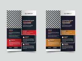 corporate flyer template vector