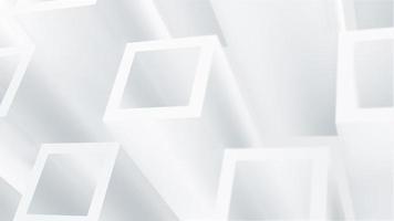 minimalista bianca rotante cubi. loopable pieno HD aziendale sfondo. video