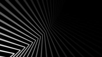 Revolving and twisting white triangle motion background animation. video