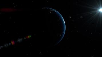 pianeta terra dallo spazio video