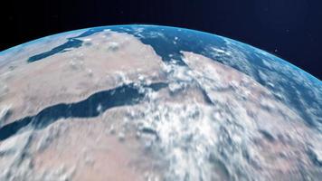 planeta terra do espaço video
