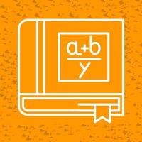 Algebra Book Vector Icon