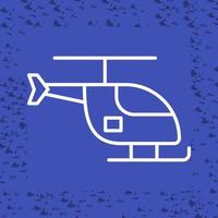 icono de vector de helicóptero