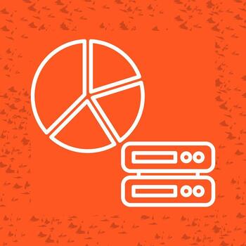 icono de vector de análisis de datos