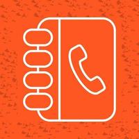 Contact Book Vector Icon