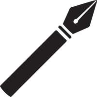 writing pen icon symbol in white background. Illustration of the sign pencil symbol vector image. EPS 10.