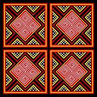 Ethnic pattern from Toraja Indonesia. Traditionally applied on wood carving at Toraja's house named Tongkonan. vector