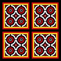 Ethnic pattern from Toraja Indonesia. Traditionally applied on wood carving at Toraja's house named Tongkonan. vector