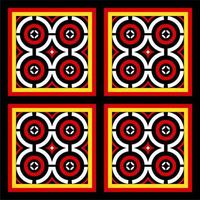 Ethnic pattern from Toraja Indonesia. Traditionally applied on wood carving at Toraja's house named Tongkonan. vector