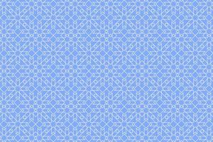 Islamic background in soft blue. Ramadhan kareem background. Eid mubarak background. Seamless geometric background. vector