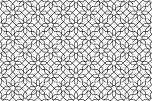 Islamic background. Black stripe on transparent background. Ramadan kareem. Ied mubarak. Seamless geometric background. vector