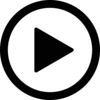 video player icon vector . Play button icon