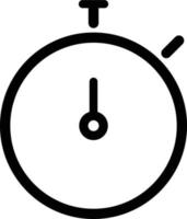 detener reloj icono vector . Temporizador icono