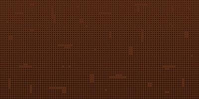 Chocolate brown horizontal background with circles decreasing upwards and small defects. Creative spot design of backdrop, web wallpaper, etc. Vector illustration.