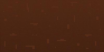 Chocolate brown horizontal background with circles decreasing upwards and small defects. Creative spot design of backdrop, web wallpaper, etc. Vector illustration.