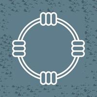 Hula Hoop Vector Icon