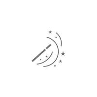 magic wand icon with vector illustration template