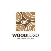 wood logo based design vector template