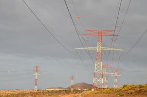 Electricity power pylon photo