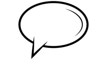 Bubble speech icon, dialogue talk comment, text balloon message chat vector