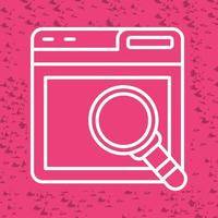 Web Search Vector Icon