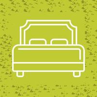 Hotel Bed Vector Icon