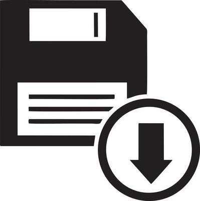 Download icon symbol image vector. Illustration of the down load design. EPS 10