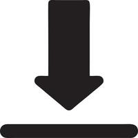 Download icon symbol image vector. Illustration of the down load design. EPS 10 vector